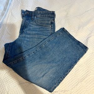 Madewell The Curvy Perfect Vintage Wide-Leg Crop Jean in Fairdale Wash Size 30